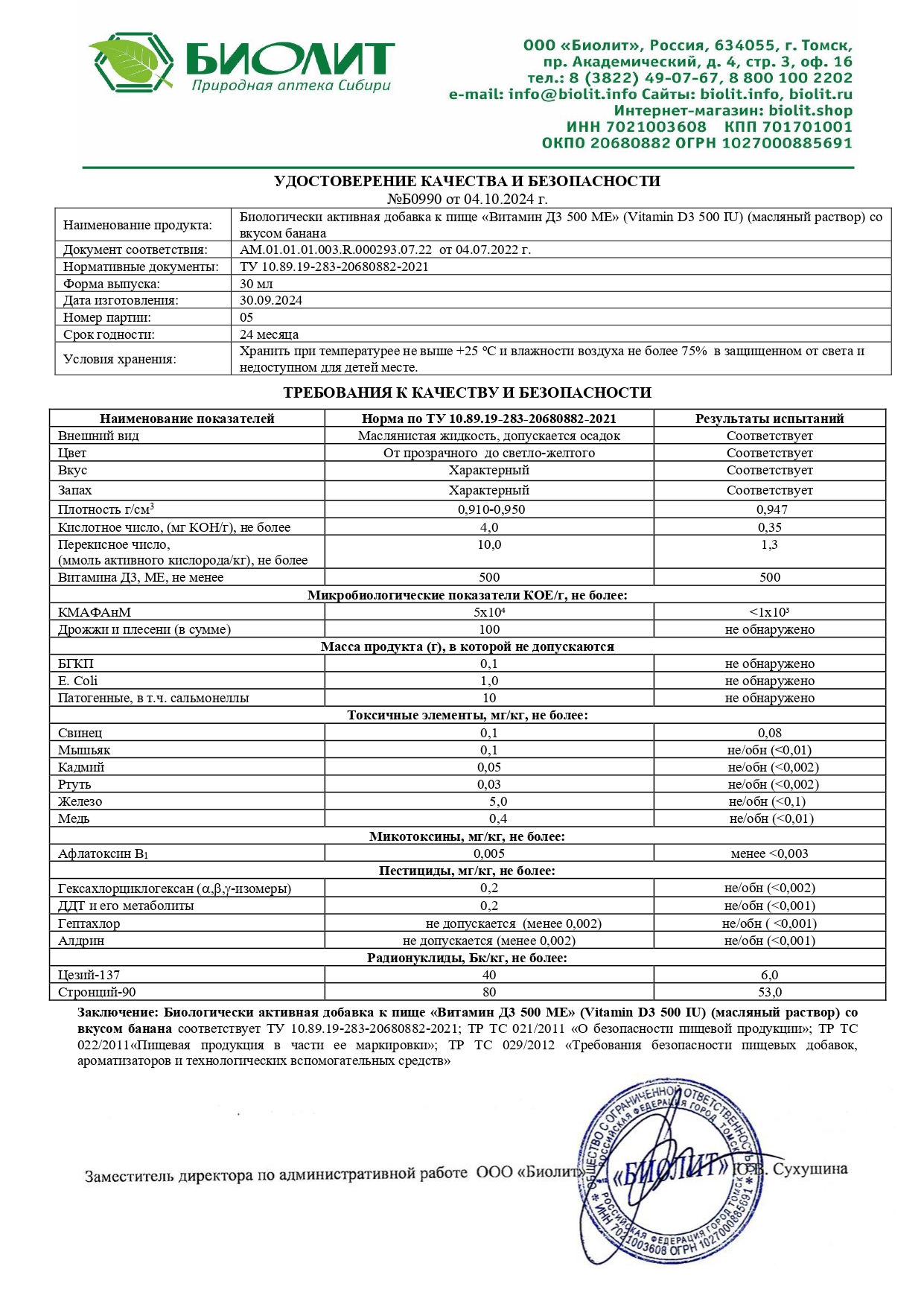 Паспорт №092024